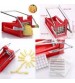 Stainless Steel Kimee Potato Chipper Chips Cutter Double Blades-French Fries Strip Cutting Cutter Machine